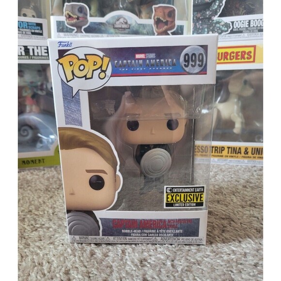 Funko Pop! Marvel Studios Captain America #999 Vinyl Figure W/Prototype Shield - Picture 1 of 7
